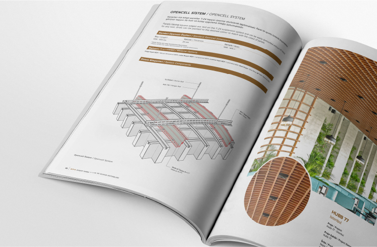 Sepia Ahşap Sistemleri Katalog Tasarımı